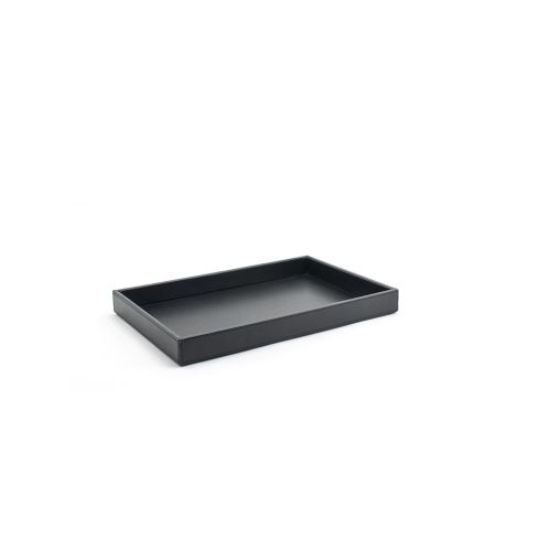 London Rectangular Room Tray, Black